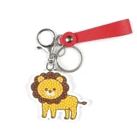 Llavero acrílico de animales DIY
