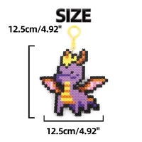 Dragón volador púrpura